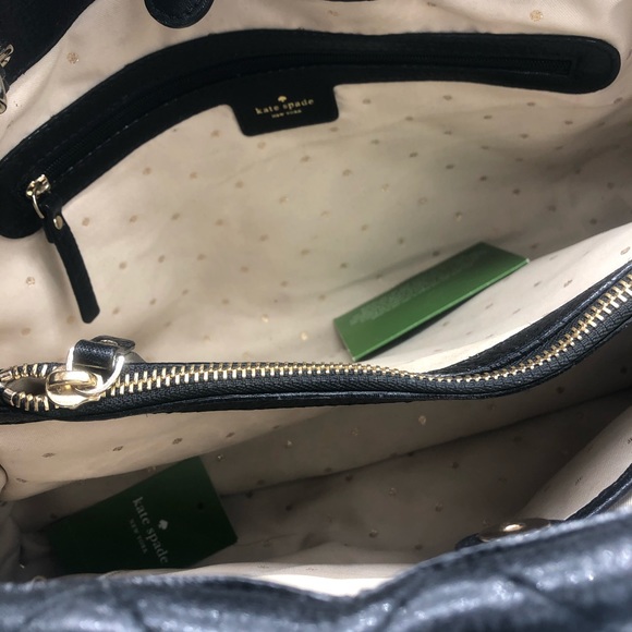 Kate Spade Maryanne Gold Coast Quilted Black - Picture 8 of 10